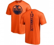 NHL Adidas Edmonton Oilers #13 Mike Cammalleri Orange One Color Backer T-Shirt