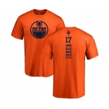 NHL Adidas Edmonton Oilers #17 Jari Kurri Orange One Color Backer T-Shirt