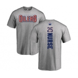 NHL Adidas Edmonton Oilers #25 Darnell Nurse Ash Backer T-Shirt