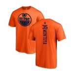 NHL Adidas Edmonton Oilers #35 Al Montoya Orange One Color Backer T-Shirt