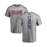 NHL Adidas Edmonton Oilers #67 Benoit Pouliot Ash Backer T-Shirt