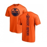 NHL Adidas Edmonton Oilers #93 Ryan Nugent-Hopkins Orange One Color Backer T-Shirt