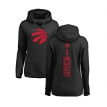 NBA Women's Nike Toronto Raptors #1 Tracy Mcgrady Black One Color Backer Pullover Hoodie