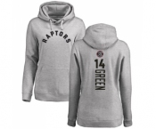 NBA Women's Nike Toronto Raptors #14 Danny Green Ash Backer Pullover Hoodie