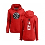 NBA Women's Nike Toronto Raptors #14 Danny Green Red Backer Pullover Hoodie