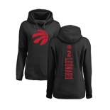 NBA Women's Nike Toronto Raptors #2 Kawhi Leonard Black One Color Backer Pullover Hoodie