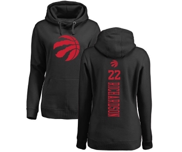 NBA Women's Nike Toronto Raptors #22 Malachi Richardson Black One Color Backer Pullover Hoodie