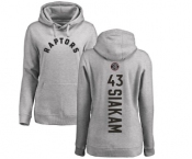 NBA Women's Nike Toronto Raptors #43 Pascal Siakam Ash Backer Pullover Hoodie