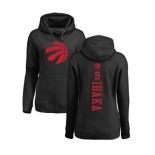 NBA Women's Nike Toronto Raptors #9 Serge Ibaka Black One Color Backer Pullover Hoodie