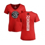 NBA Women's Nike Toronto Raptors #22 Malachi Richardson Red Backer T-Shirt