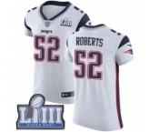 Men's Nike New England Patriots #52 Elandon Roberts White Vapor Untouchable Elite Player Super Bowl LIII Bound NFL Jersey