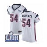 Men's Nike New England Patriots #54 Dont'a Hightower White Vapor Untouchable Elite Player Super Bowl LIII Bound NFL Jersey