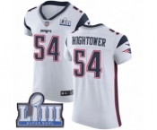 Men's Nike New England Patriots #54 Dont'a Hightower White Vapor Untouchable Elite Player Super Bowl LIII Bound NFL Jersey