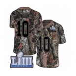 Men's Nike New England Patriots #10 Josh Gordon Camo Rush Realtree Limited Super Bowl LIII Bound NFL Jersey