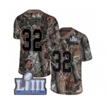 Men's Nike New England Patriots #32 Devin McCourty Camo Rush Realtree Limited Super Bowl LIII Bound NFL Jersey