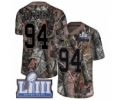 Men's Nike New England Patriots #94 Adrian Clayborn Camo Rush Realtree Limited Super Bowl LIII Bound NFL Jersey