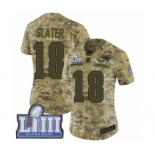 Women's Nike New England Patriots #18 Matthew Slater Limited Camo 2018 Salute to Service Super Bowl LIII Bound NFL Jersey