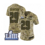 Women's Nike New England Patriots #29 Duke Dawson Limited Camo 2018 Salute to Service Super Bowl LIII Bound NFL Jersey