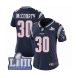 Women's Nike New England Patriots #30 Jason McCourty Navy Blue Team Color Vapor Untouchable Limited Player Super Bowl LIII Bound NFL Jersey