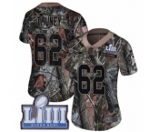 Women's Nike New England Patriots #62 Joe Thuney Camo Rush Realtree Limited Super Bowl LIII Bound NFL Jersey