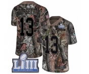 Youth Nike New England Patriots #13 Phillip Dorsett Camo Untouchable Limited Super Bowl LIII Bound NFL Jersey