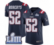 Youth Nike New England Patriots #52 Elandon Roberts Limited Navy Blue Rush Vapor Untouchable Super Bowl LIII Bound NFL Jersey