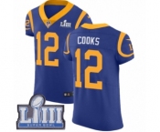 Men's Nike Los Angeles Rams #12 Brandin Cooks Royal Blue Alternate Vapor Untouchable Elite Player Super Bowl LIII Bound NFL Jersey