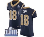 Men's Nike Los Angeles Rams #18 Cooper Kupp Navy Blue Team Color Vapor Untouchable Elite Player Super Bowl LIII Bound NFL Jersey