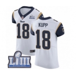 Men's Nike Los Angeles Rams #18 Cooper Kupp White Vapor Untouchable Elite Player Super Bowl LIII Bound NFL Jersey