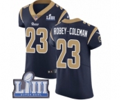 Men's Nike Los Angeles Rams #23 Nickell Robey-Coleman Navy Blue Team Color Vapor Untouchable Elite Player Super Bowl LIII Bound NFL Jersey