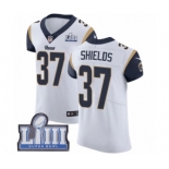 Men's Nike Los Angeles Rams #37 Sam Shields White Vapor Untouchable Elite Player Super Bowl LIII Bound NFL Jersey