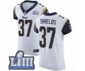 Men's Nike Los Angeles Rams #37 Sam Shields White Vapor Untouchable Elite Player Super Bowl LIII Bound NFL Jersey