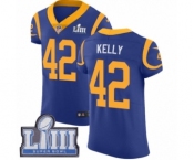 Men's Nike Los Angeles Rams #42 John Kelly Royal Blue Alternate Vapor Untouchable Elite Player Super Bowl LIII Bound NFL Jersey