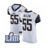 Men's Nike Los Angeles Rams #55 Brian Allen White Vapor Untouchable Elite Player Super Bowl LIII Bound NFL Jersey