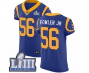 Men's Nike Los Angeles Rams #56 Dante Fowler Jr Royal Blue Alternate Vapor Untouchable Elite Player Super Bowl LIII Bound NFL Jersey