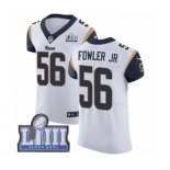 Men's Nike Los Angeles Rams #56 Dante Fowler Jr White Vapor Untouchable Elite Player Super Bowl LIII Bound NFL Jersey