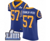 Men's Nike Los Angeles Rams #57 John Franklin-Myers Royal Blue Alternate Vapor Untouchable Elite Player Super Bowl LIII Bound NFL Jersey