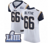 Men's Nike Los Angeles Rams #66 Austin Blythe White Vapor Untouchable Elite Player Super Bowl LIII Bound NFL Jersey