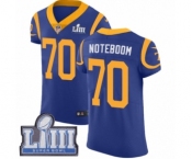 Men's Nike Los Angeles Rams #70 Joseph Noteboom Royal Blue Alternate Vapor Untouchable Elite Player Super Bowl LIII Bound NFL Jersey