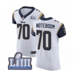 Men's Nike Los Angeles Rams #70 Joseph Noteboom White Vapor Untouchable Elite Player Super Bowl LIII Bound NFL Jersey