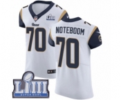 Men's Nike Los Angeles Rams #70 Joseph Noteboom White Vapor Untouchable Elite Player Super Bowl LIII Bound NFL Jersey