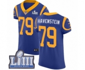 Men's Nike Los Angeles Rams #79 Rob Havenstein Royal Blue Alternate Vapor Untouchable Elite Player Super Bowl LIII Bound NFL Jersey