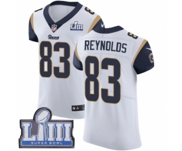 Men's Nike Los Angeles Rams #83 Josh Reynolds White Vapor Untouchable Elite Player Super Bowl LIII Bound NFL Jersey