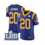 Men's Nike Los Angeles Rams #20 Lamarcus Joyner Royal Blue Alternate Vapor Untouchable Limited Player Super Bowl LIII Bound NFL Jersey