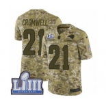 Men's Nike Los Angeles Rams #21 Nolan Cromwell Limited Camo 2018 Salute to Service Super Bowl LIII Bound NFL Jersey