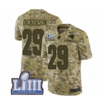 Men's Nike Los Angeles Rams #29 Eric Dickerson Limited Camo 2018 Salute to Service Super Bowl LIII Bound NFL Jersey