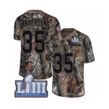 Men's Nike Los Angeles Rams #35 C.J. Anderson Camo Rush Realtree Limited Super Bowl LIII Bound NFL Jersey