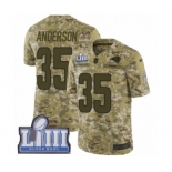 Men's Nike Los Angeles Rams #35 C.J. Anderson Limited Camo 2018 Salute to Service Super Bowl LIII Bound NFL Jersey