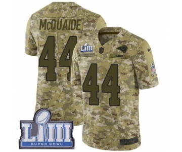 Men's Nike Los Angeles Rams #44 Jacob McQuaide Limited Camo 2018 Salute to Service Super Bowl LIII Bound NFL Jersey