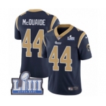 Men's Nike Los Angeles Rams #44 Jacob McQuaide Navy Blue Team Color Vapor Untouchable Limited Player Super Bowl LIII Bound NFL Jersey